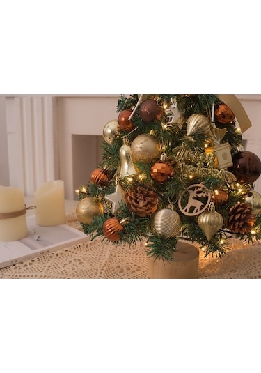 Novahub Yeni Süslemeleri Noel Noel Model Mini Malzemeleri Işık Gerekiyor Dekorasyon Değişiklik Ağacı Ny