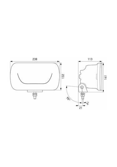 Hella Off-road Sis Lambasi 12-24v Jumbo Led Uzun Huzme Far 1fe016773-001