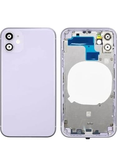 Apple Uyumlu iPhone 12 Mini İle Boş Kasa Mor