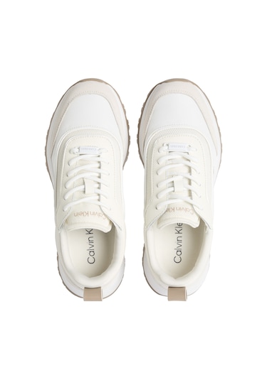 Calvin Klein Kadın Sneaker Hw0hw02487yal Beyaz
