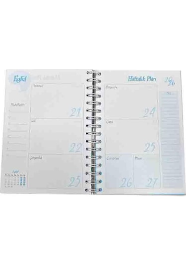 Lizy 2025 Eylül - 2026 Aralık Ciltli Akademik Ajanda Tasarım-7 Sarı