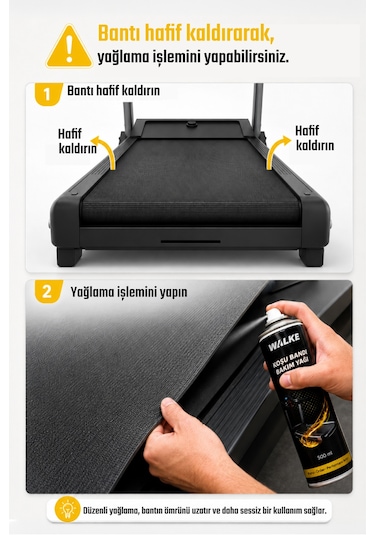 Walke Koşu Bandı Yağı Spreyi Silikon Sprey 500 Ml Tekli