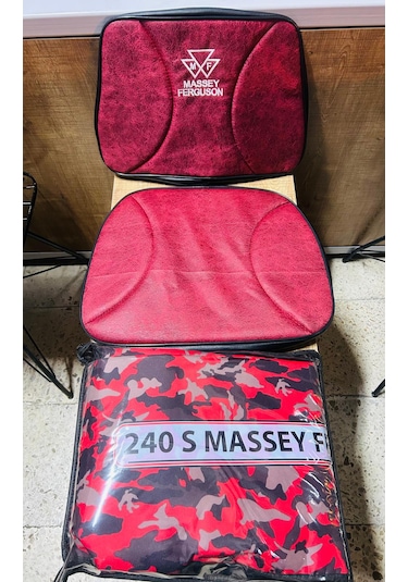 Massey Ferguson 240 Efsane 2000-2008 Model Arası Lüx Branda Ve Mf Armalı Koltuk Kılıfı