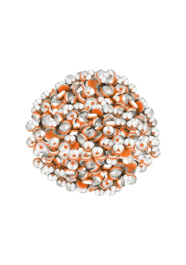 Borox Alüminyum Kapak 20mm Flakon Vial Kapağı Turuncu 1000li