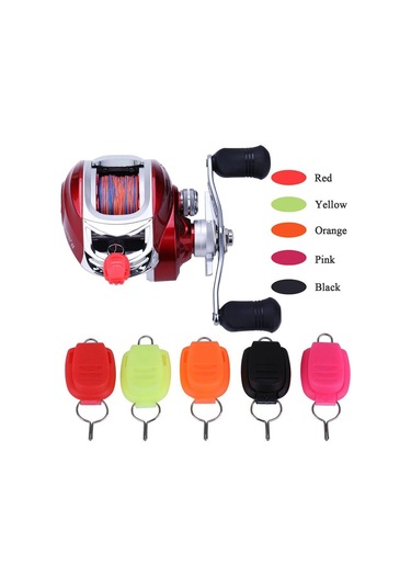 Çok Renkli Sougayılang Baitcasting Makarası Balık Hattı Tutucu Durdurma Tokası Besleyici Balıkçılık Aksesuarları Olta Fişi 5pcs&3.5cm