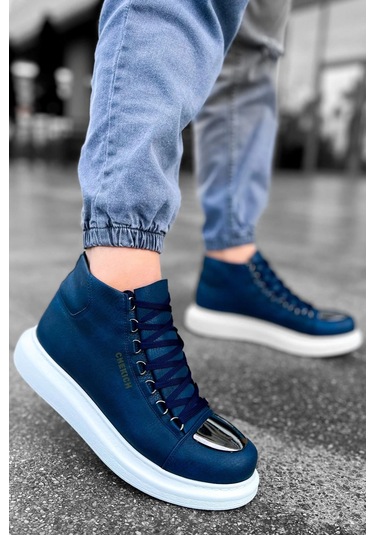 Ch267 - Cbt Roma Mirror Erkek Bot Lacıvert Çok Renkli