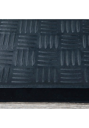 Siyah Plastik Kaydırmaz Dış Mekan Merdiven Basamak Paspası