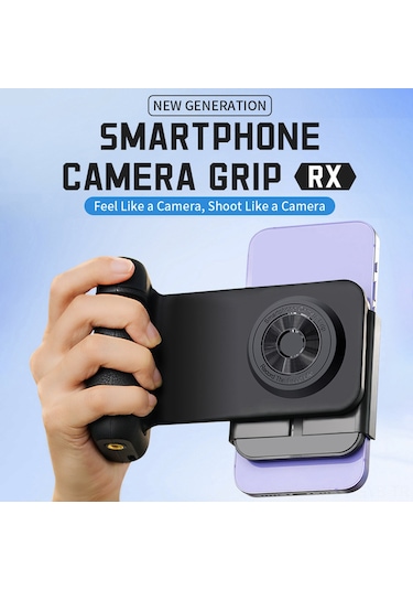 Symbee Rx01-a Telefon Fotoğraf Asistanı: Bluetooth Kumanda, 15w Kablosuz Şarj, Dönüşebilir Mıknatıslı Tutucu, Pembe Temel Model