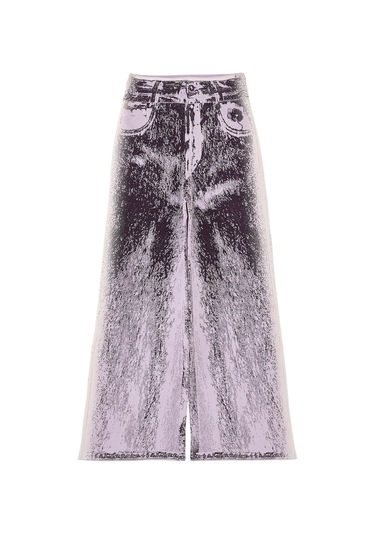 Ph5 Zahra Geniş Paça Pantolon Mor