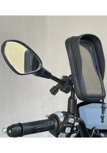 Oj Holder Sun 6,3 Motosiklet Telefon Tutucu M275 Siyah
