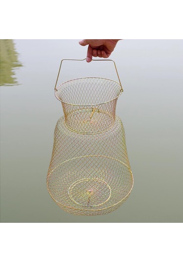 Symbee Cinko Kaplama Demir Tel Balık Kafesi - 33x55cm Boyutlu, Kurulması Kolay, Balık Ve Somon İçin Uygun