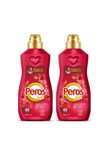 Peros Soft 1440 Ml Amber Çiçeği & Sandal Ağacı X 2 Adet 2'li Set