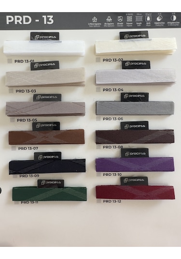 Plise Perde Cam Balkon Akordiyon Perde Sistemleri Prd-13 Seri Çok Renkli