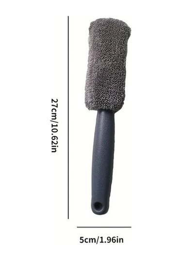 Gateesat Uzun Saplı Lastik Fırçası Araba Yıkama Temizlik Aleti Mavi