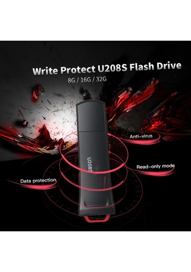 Netac Write Usb2.0 Flash Sürücü U208s 8g Bellek Çubuğu