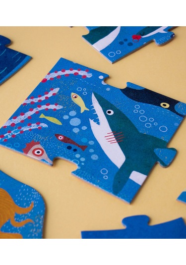 Londji My Big Blue Puzzle Canlı Renkler