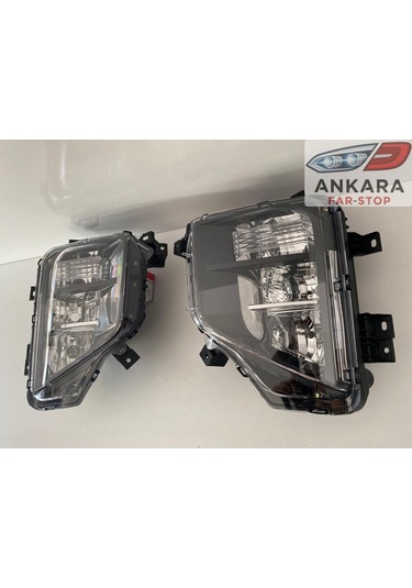 Mitsubishi L200 2019 - 2021 Sis Lamba Takım Sağ - Sol 3 Ampul