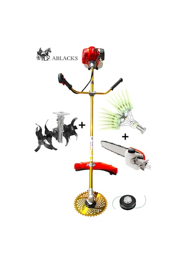 Ablacks D-47 Yan Tırpan + Tırnaklı Silkeleme + Dal Budama + Akrep Çapa Aparatı