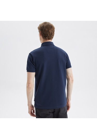 Nautıca Erkek Lacivertvert Slım Fıt Kısa Kollu Polo K35062T 4Nv Lacivert