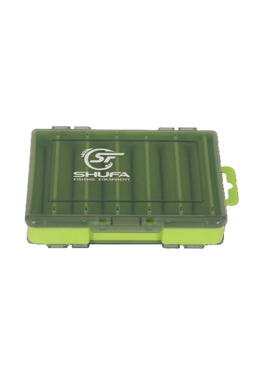 Shufa Lure Box Çift Taraflı Kutu 130mm Yeşil