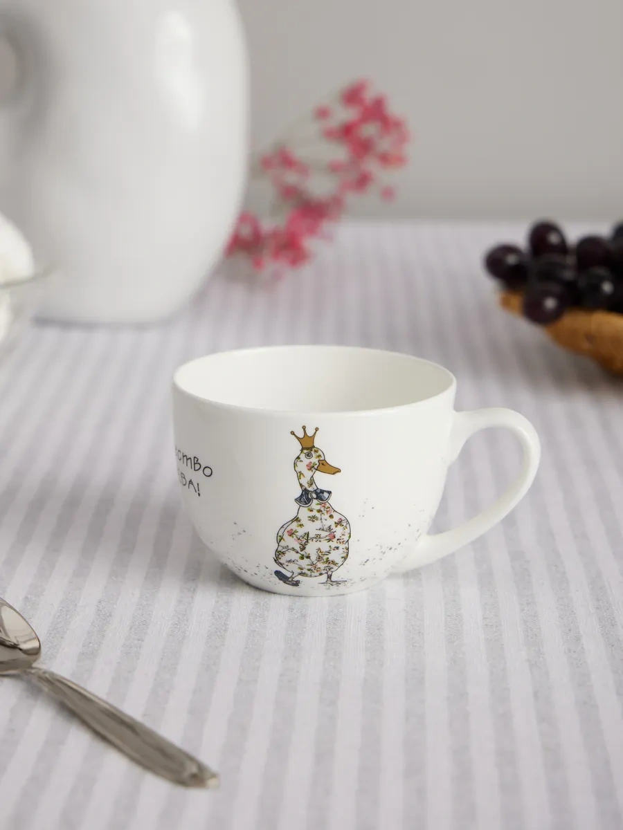 Lefard Hediye Porselen Çay Takımı "family Farm" 300 Ml 254560973 Beyaz