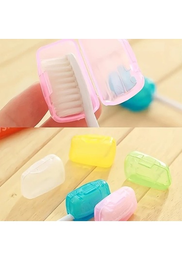 Willowhaven 30 Adet Renkli Diş Fırçası Kılıfı - Seyahat İçin Taşınabilir Toz Koruma