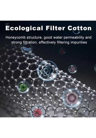 Ebitda Minimal Akvaryum Biyolojik Hava Pompalı Filtre - Ayarlanabilir Yükseklik