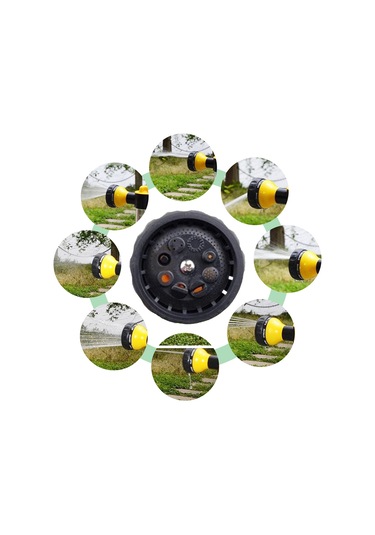 Ximistore9 8 Fonksiyonlu Sarı Köpük Spreyi: Yüksek Basınçlı Araba Yıkama, Bahçe Sulama Ve Temizlik Aleti Sarı