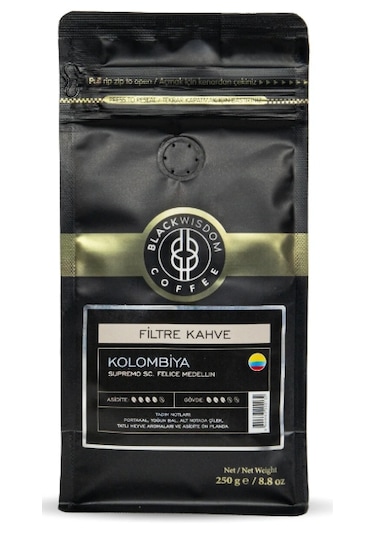 Hisar Blackwisdom Coffe Brezilya Filtre Kahve 250 Gr Colombia
