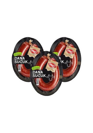Danet Dana Sucuk Fermente Vakumlu Kangal 3 x 200 G