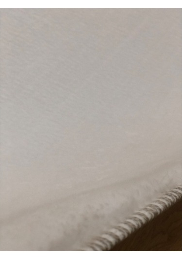 Kaymaz Taban Pofuduk Post Peluş Halı Beyaz-Antrasit-Vizon