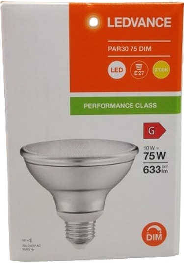 Ledvance Par30 10w Led Spot Ampul Dimlenir 2700k Sarı Işık