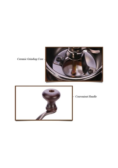 Yeni Ahşap + Metal Manuel Kahve Değirmeni Kahve Makinesi Kahve Makinesi Mutfak Malzemeleri Diy Aracı Hediye