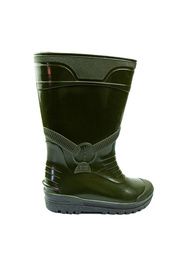 Babalı 2026 Doğan Yeşil Kısa Kadın İş Çizmesi 28 Cm Siyah