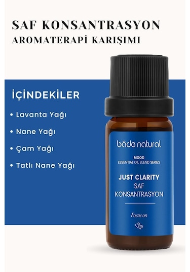 Bade Natural Saf Aromaterapi Karışımı 10 ML