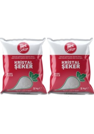 Türk Şeker Kristal Toz Şeker 2 x 5 KG