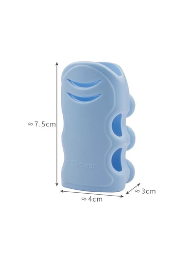 Mavi Silikon Emme Diski Duş Tutucu Banyo Aksesuarları Duş Rafı Diğer