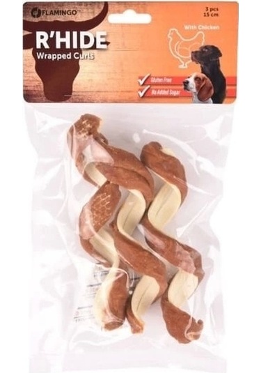 Flamingo Rhide Ördekli ve Tavuklu Glutensiz Köpek Ödül Maması 15 CM 37 G