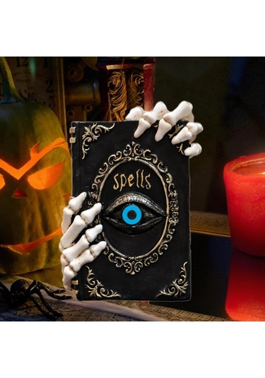 Homyl Kitap Heykelcik Ev Dekorasyonu Dekoratif Reçine Heykel Raf 14cmx8,5cmx19,8cm