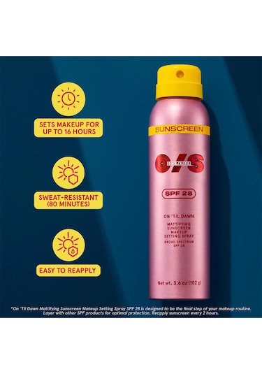 One Size On Til Dawn Spf 28 Matlaştırıcı Makyaj Sabitleyici Sprey 30gr