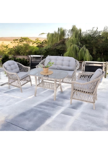 Eterna X Rehome İkili Rattan Bahçe Oturma Grubu 707