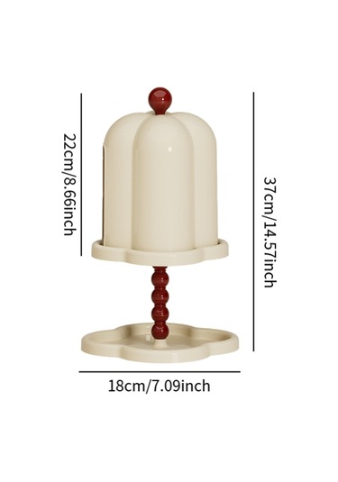 Homyl Tepsili Mendil Kutusu Kağıt Dağıtıcısı Ev Beyaz
