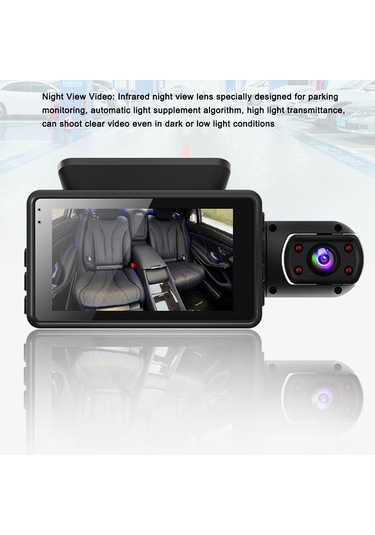 Singree 360 Dönebilen Gece Görüşlü Araç Kamerası - Park Modu Ve G-sensörlü