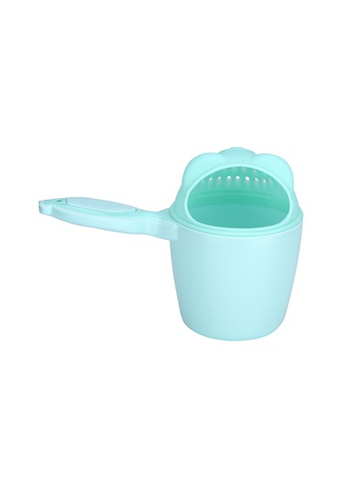 Lemestar Bebe Şampuan Kasesi Yıkanır Balık Desenli Kolu Pp Materyal Göz Ve Yüz Korumalı Saç Yıkama Kasa Yeşil