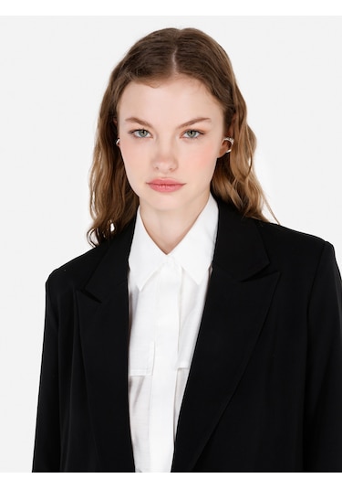 Colins Siyah Kadın Ceket Cl1070316 Q1.v2 Blk Siyah