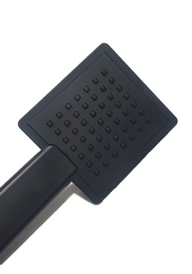 Armoni Kare Siyah Mafsallı Duş Seti - Hanging Shower Set Siyah