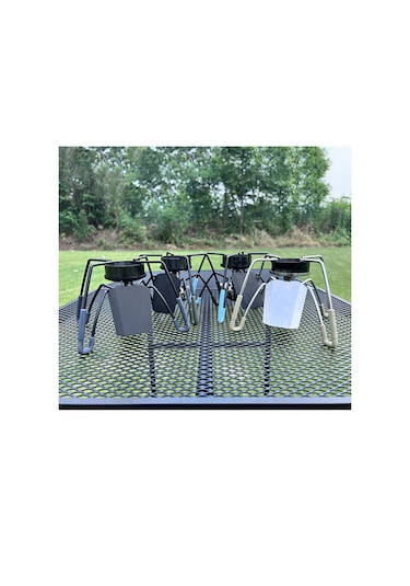 Suntek 4x Kamp Sobası Bacak Örtüsü Sırt Çantasıyla Siyah Siyah