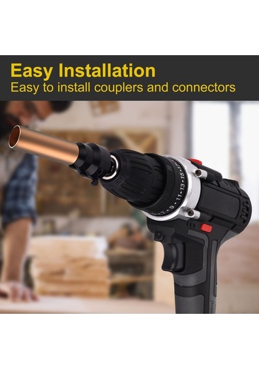 Dancemonkey Dayanıklı Emt Boru Eğeleme Aleti - Hızlı Delme Çözümü 1/2, 3/4, 1 İnç Borular İçin