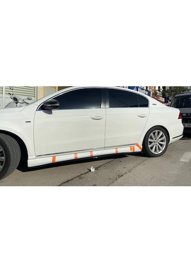 Volkswagen Passat B7 Yan Marşpiyel 2011-2014 Mat Siyah Plastik