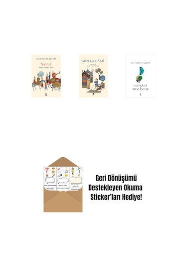 Naîmâ + Molla Câmî + Mevlana Ve Mevlevilik + Okuma Sticker'ları